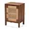 Bali & Pari Holitz Modern Bohemian Walnut Brown Finished Bayur Wood Nightstand 236-13341-ZORO - alternate 2